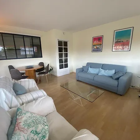 Apartment T3 Renove Face Avec Terrasse Et Parking Securise - - Fr-1-374-224 Arcachon